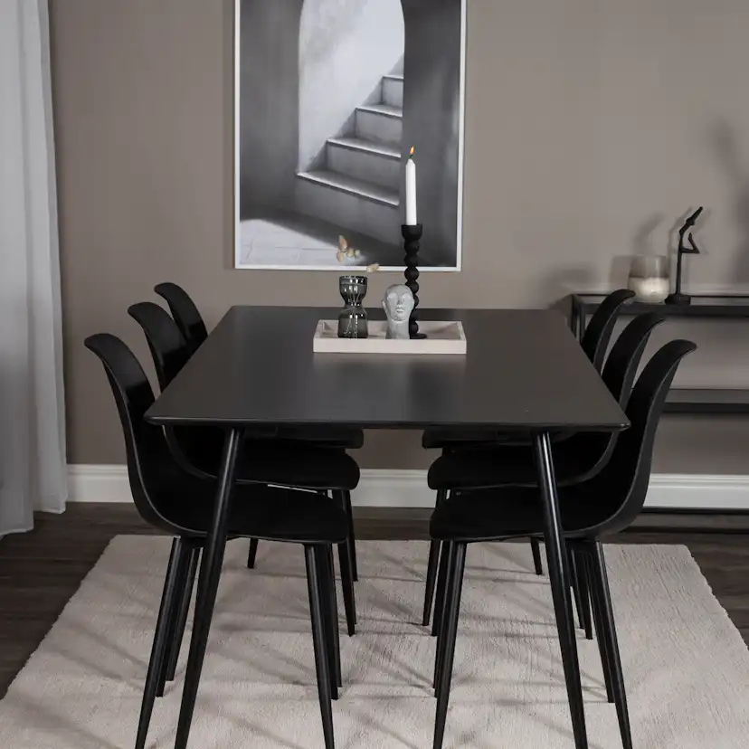 Matgrupp Venture Home Silvia med 6 Pop Stolar