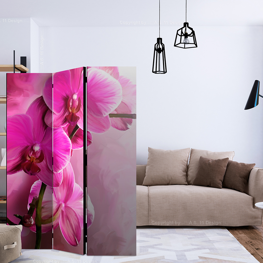 Rumsavdelare Skärmvägg Arkiio Pink Orchid 135x172 cm