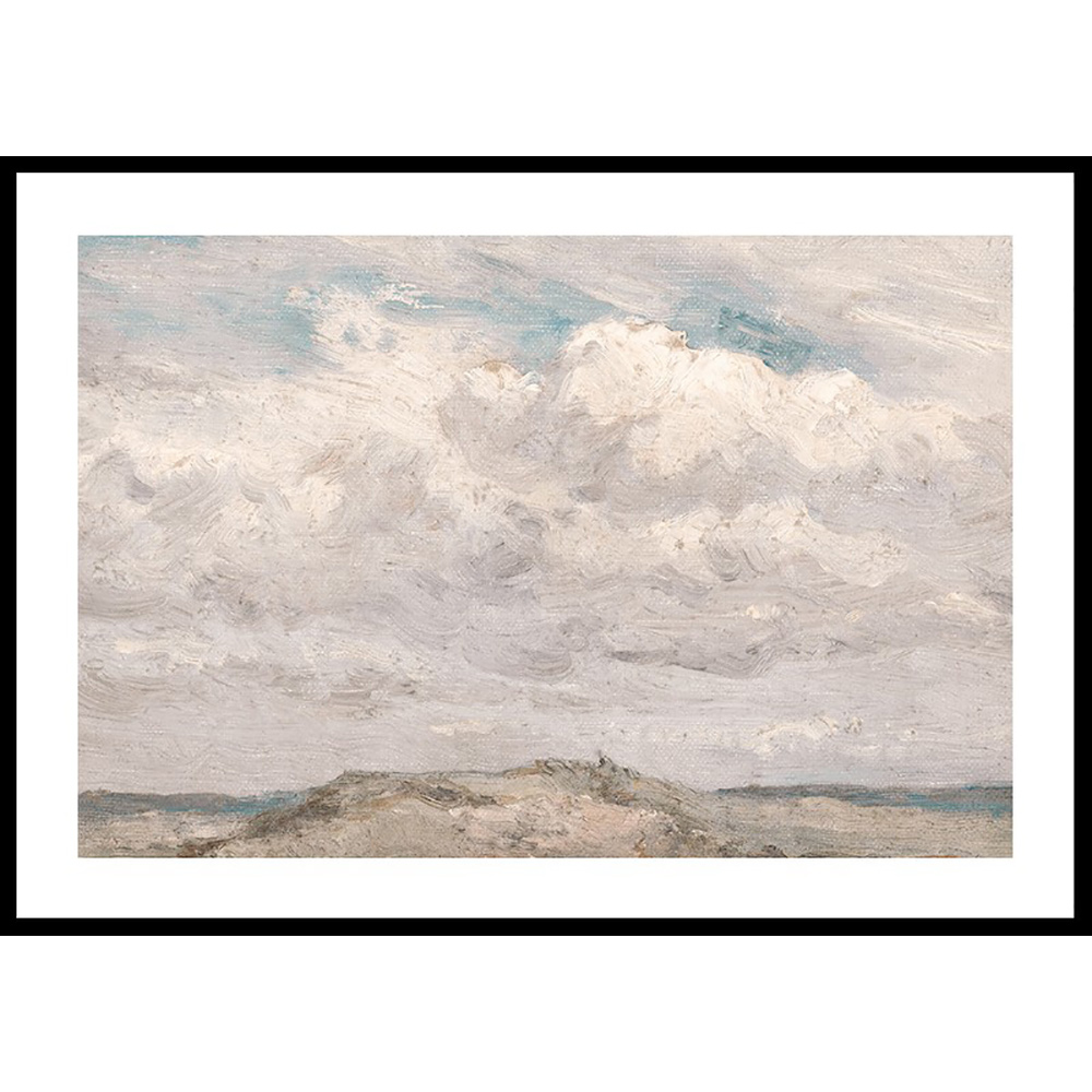 Poster Gallerix Duintop Met Op De Achtergrond De Zee By Jan Willem Van Borselen