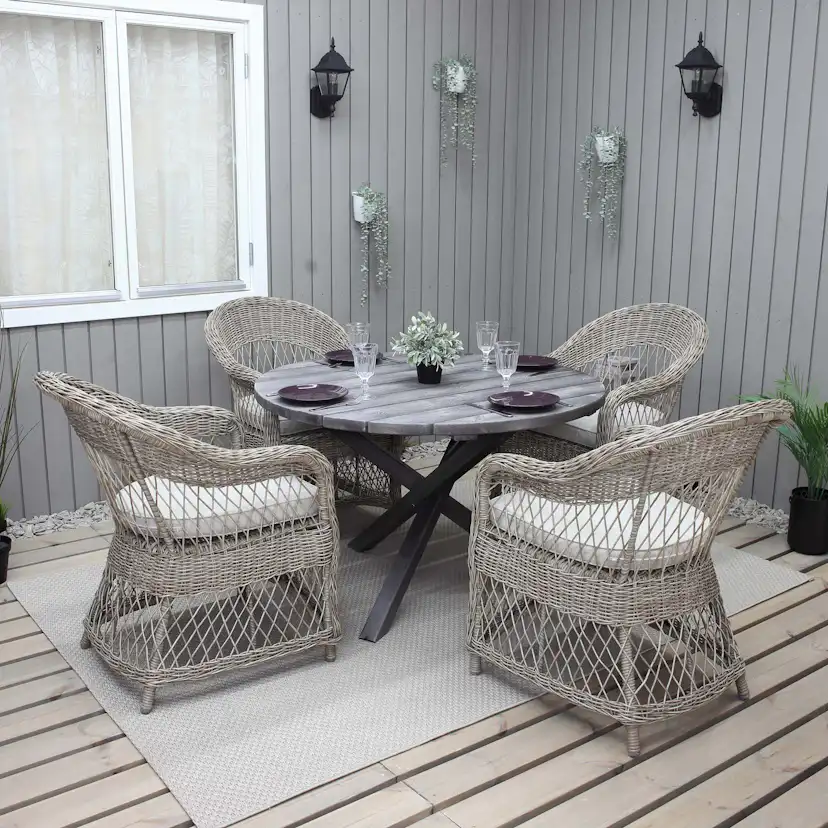 Trädgårdsfåtölj Baltic Garden Merida 2-pack