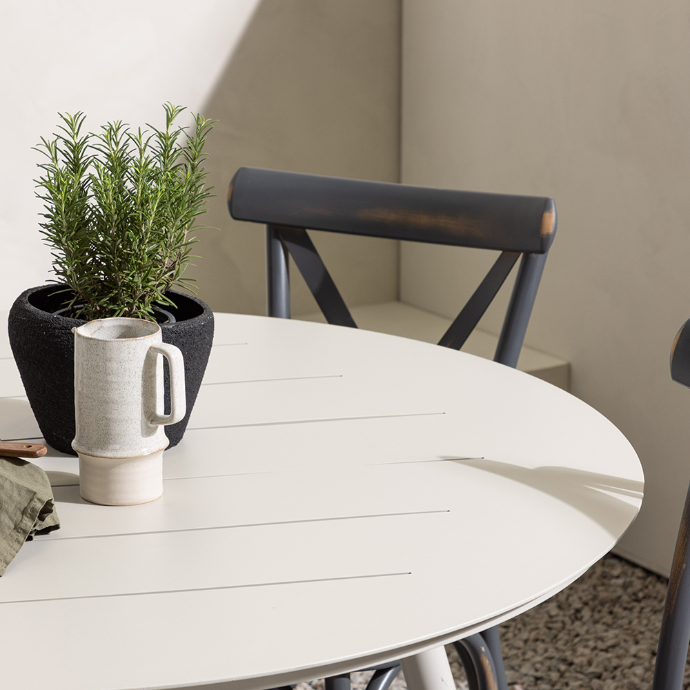 Matgrupp Utomhus Venture Home Lina Bord med 4 Tablas Trädgårdsstolar