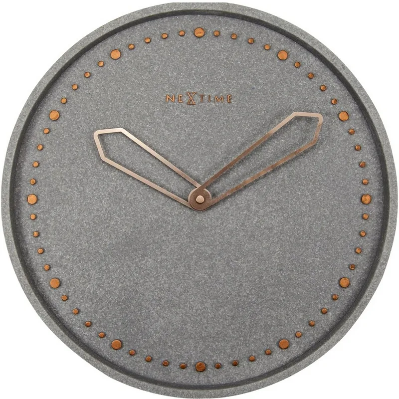 Väggklocka NeXtime Cross Guld