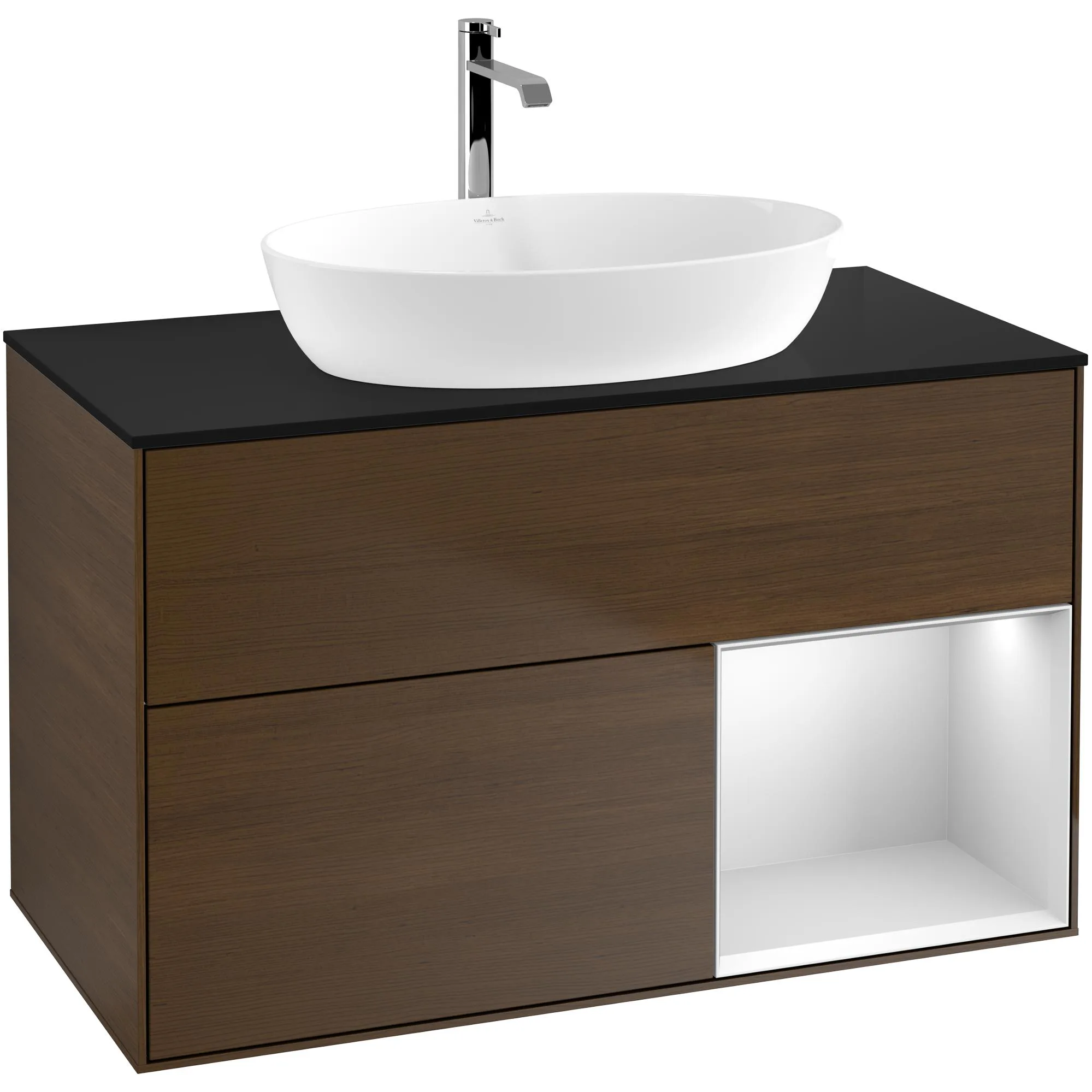Tvättställsskåp Villeroy & Boch Finion med 2 Lådor Hylla och Bänkskiva för Fristående Tvättställ från Artis & Collaro