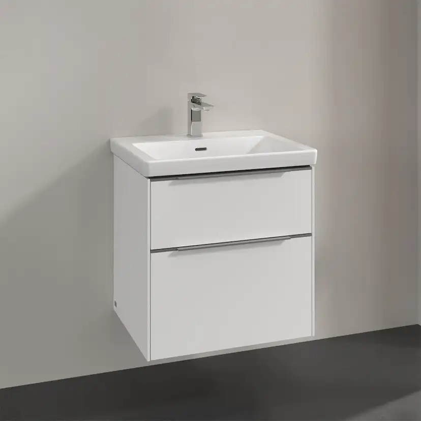 Tvättställsskåp Villeroy & Boch Subway 3.0 med 2 Lådor