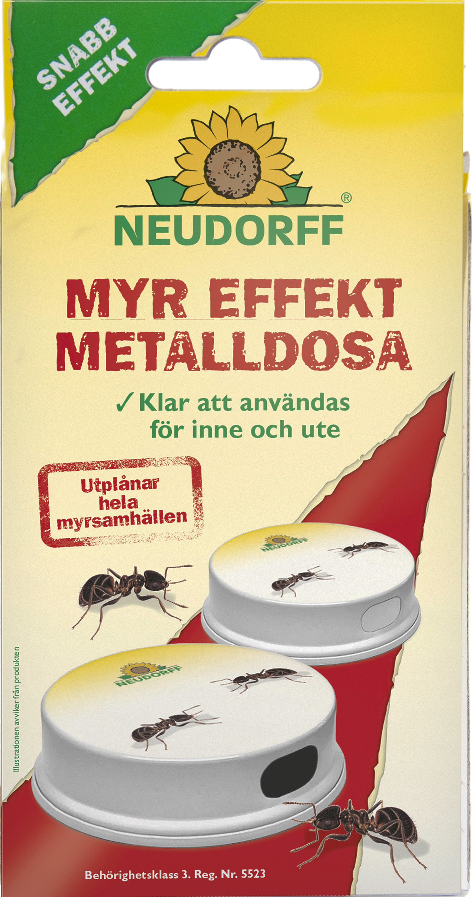 Insektsbekämpning Neudorff Myr Effekt Metall Dosor för Myrsamhällen