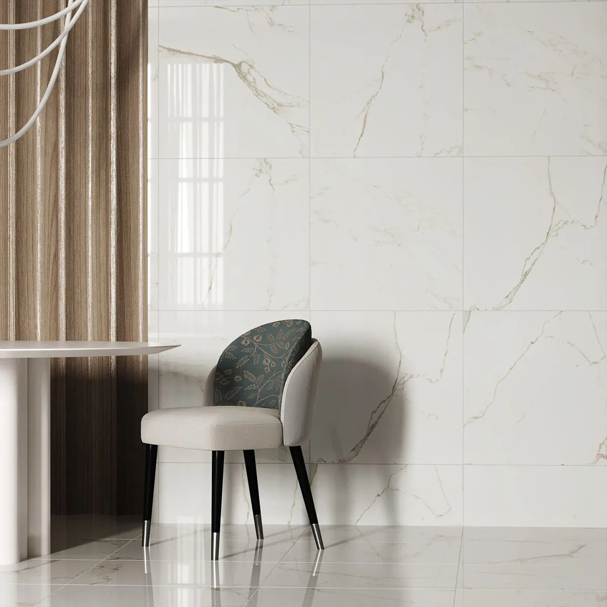 Klinker Tenfors Carrara Gold Marmor Blank 60x60