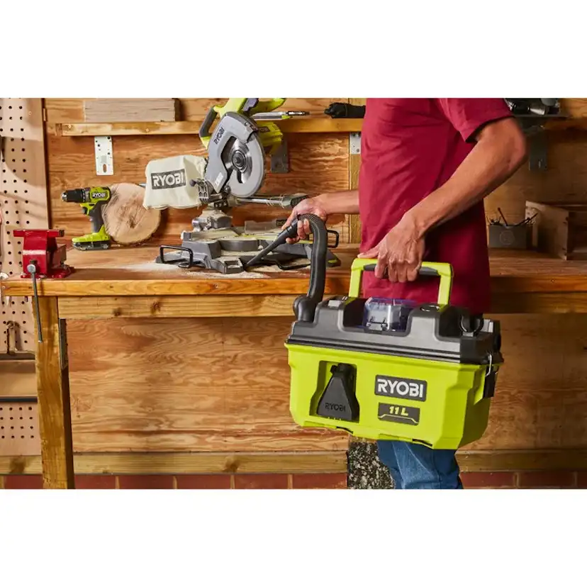 Våt- & torrdammsugare RYOBI ONE+ RV1811-0 18V 115W Kompakt (utan batteri & laddare)