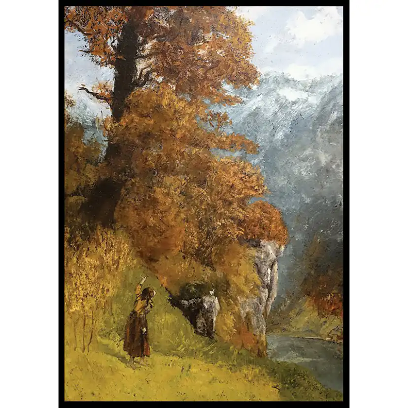Poster Gallerix Autumn By Gustave Courbet