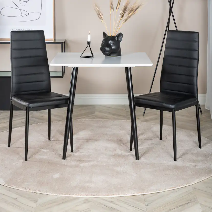 Matgrupp Venture Home Pobbie med 2 Sly Stolar Konstläder