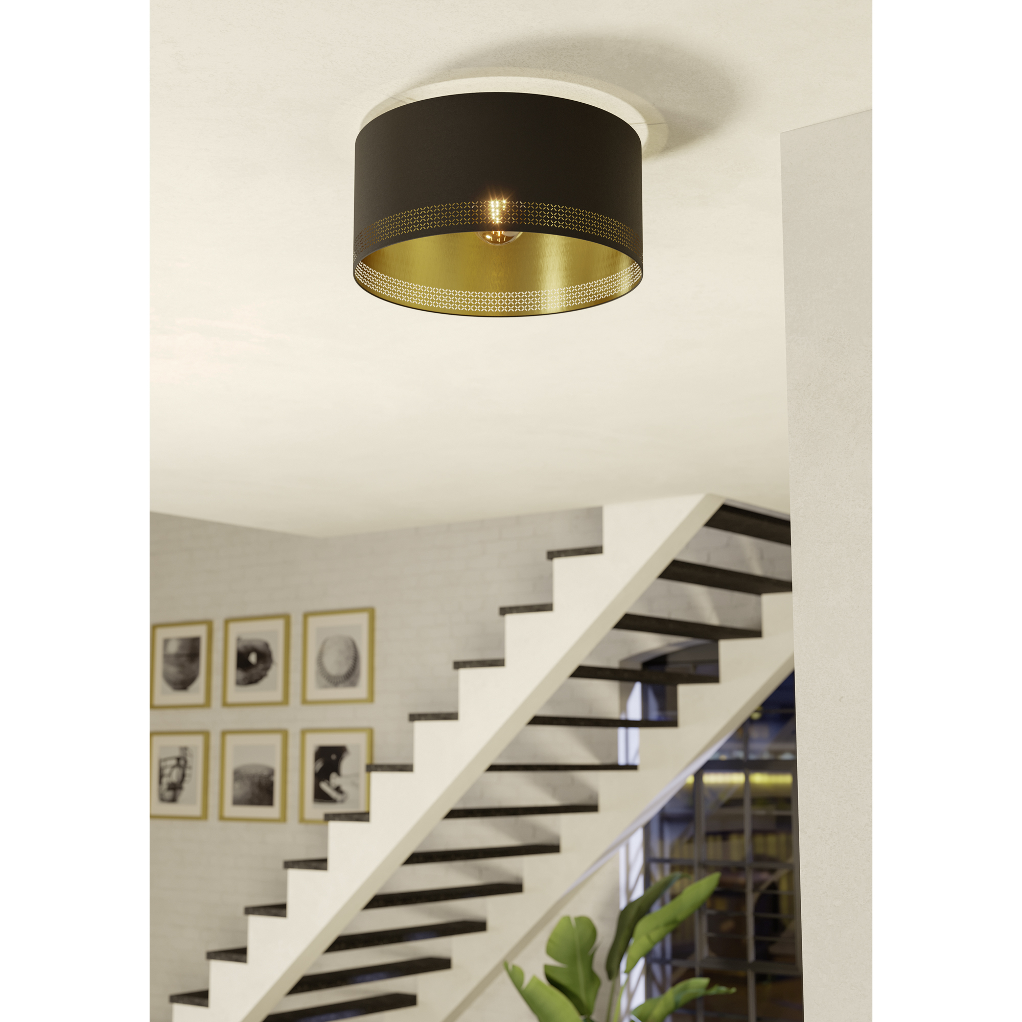 DL/1 E27 M.CUT-OUT SW/GOLD 'ESTEPERRA' 240 mm