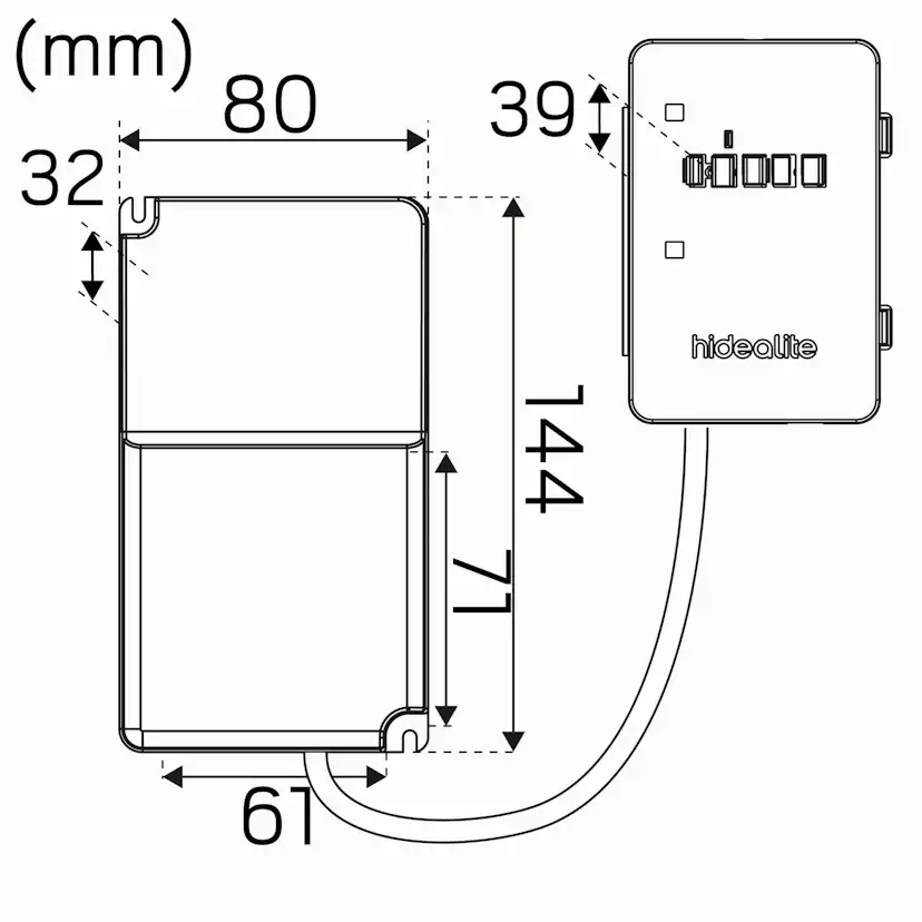 LED-Panel Hide-a-lite Sky MP 830/840 DALI Linect