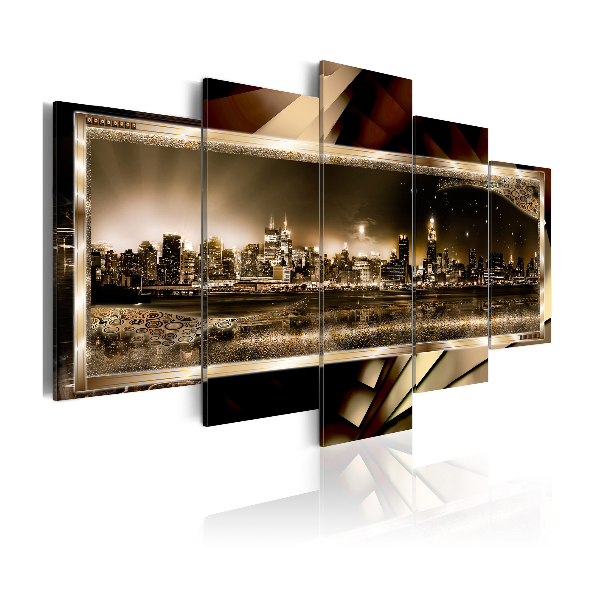 Tavla Arkiio New York Starry Night Sepia