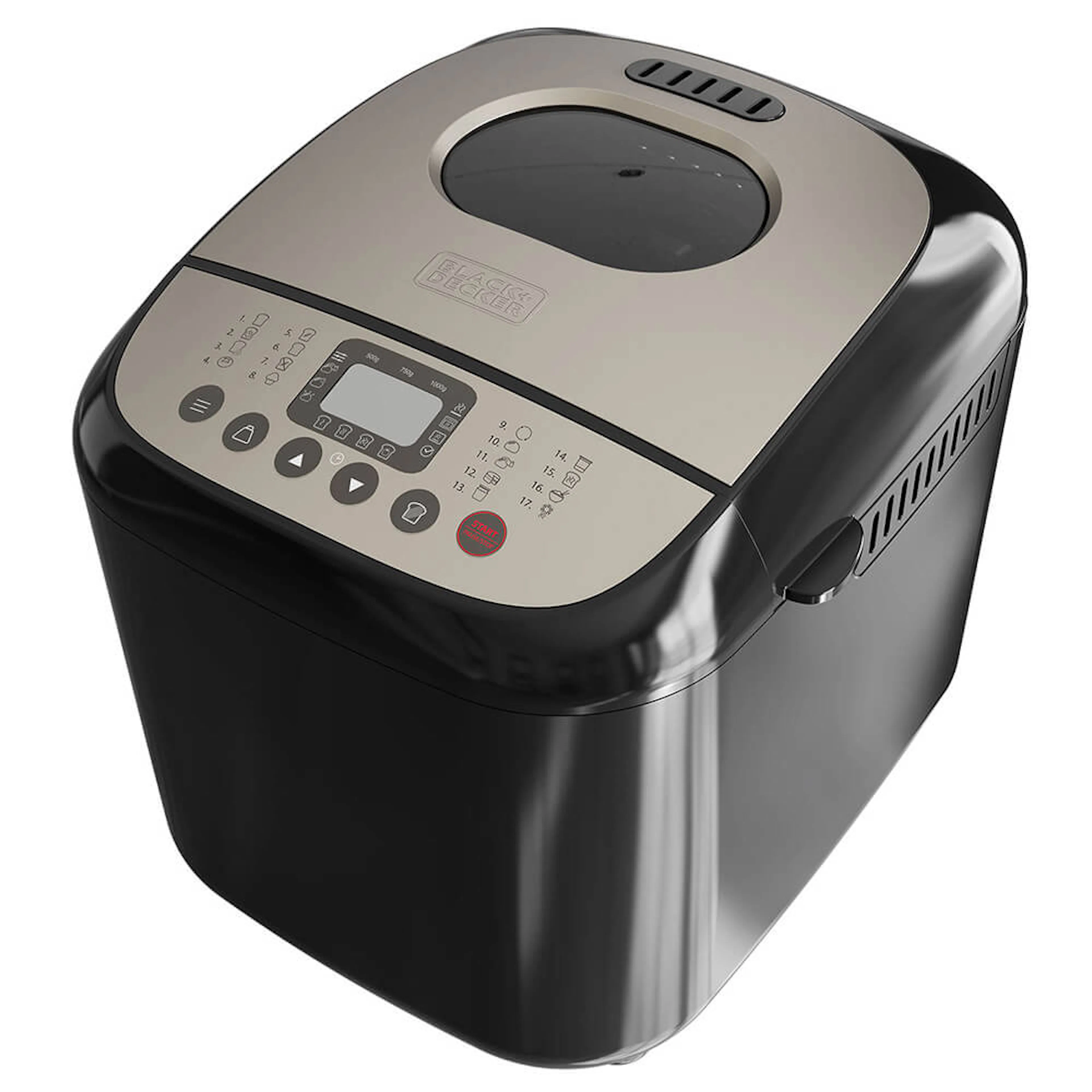 Bakmaskin Black+Decker 600W Svart