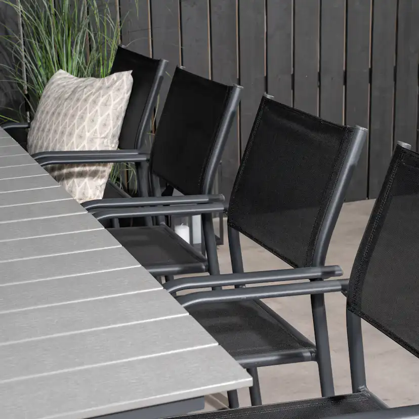 Matgrupp Venture Home Lova 160/240 med 8 Siri Matstolar