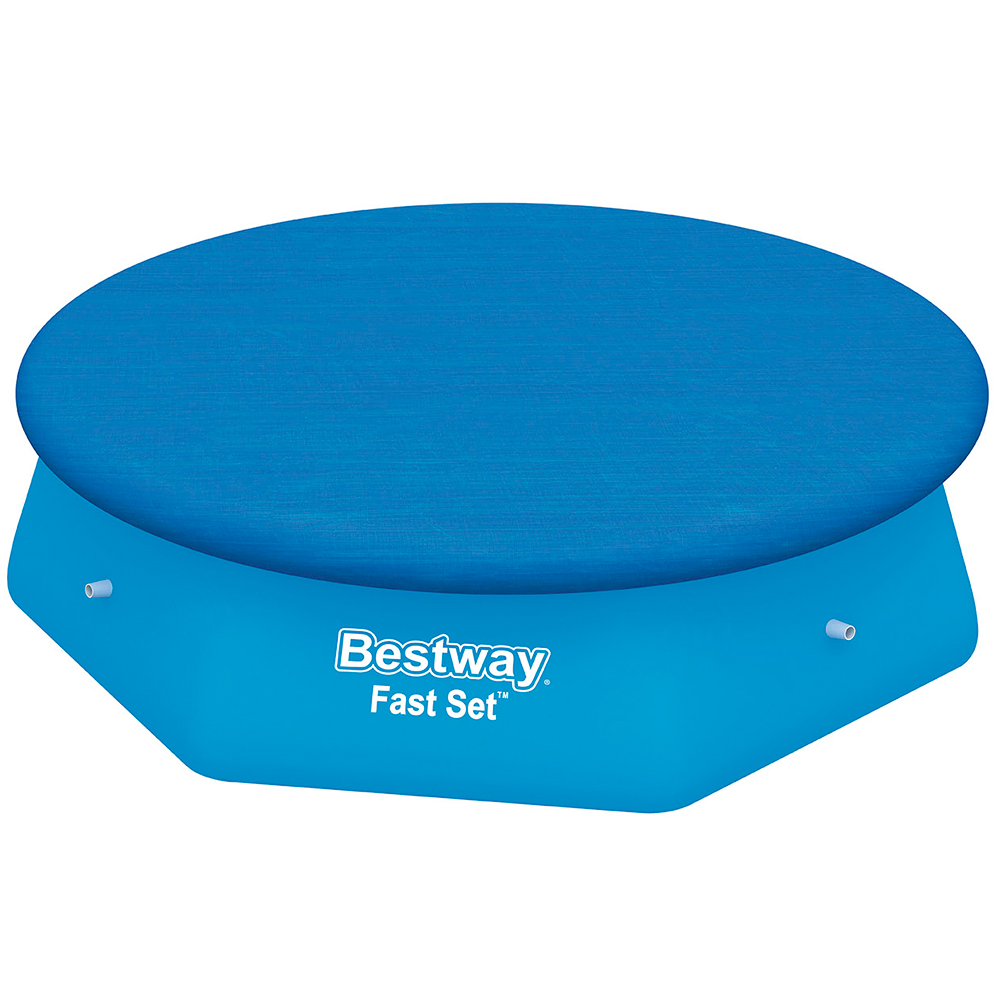 Poolskydd Planet Pool Fast Set Överdrag för Rund Pool Ø 244 cm