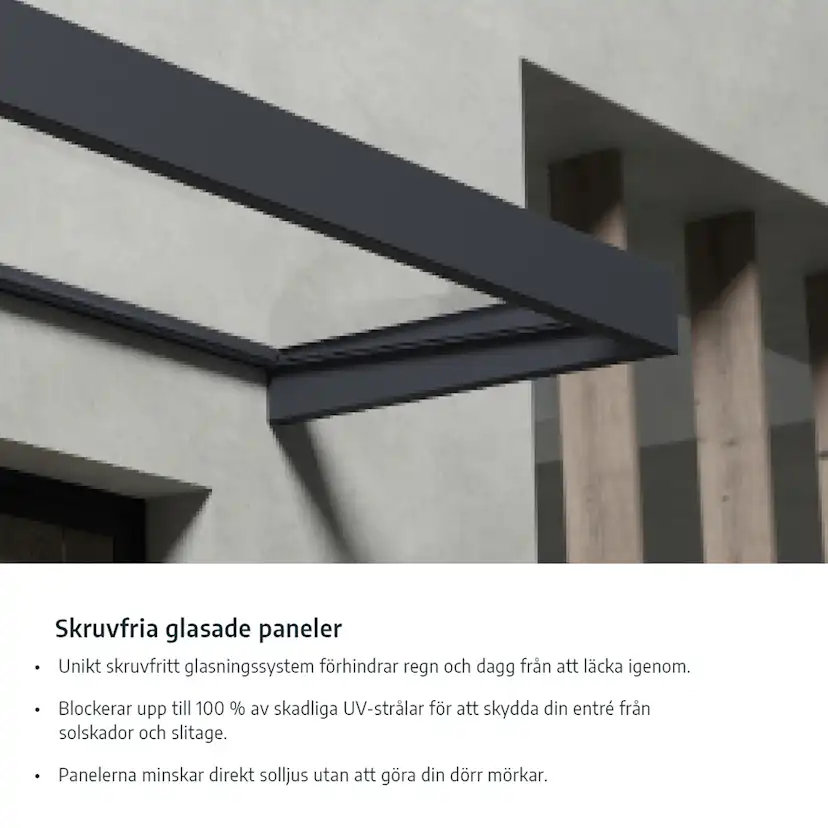 Entrétak Canopia by Palram Bordeaux Klar 1,4 X 8,9 m