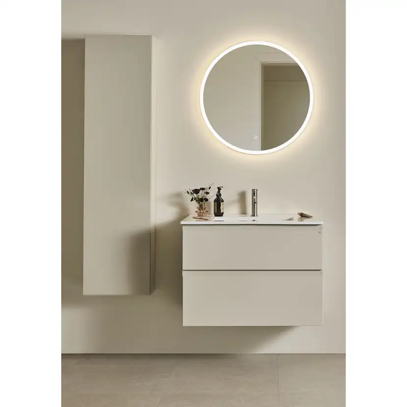 Tvättställsskåp Hafa Go Plus med Tvättställ Beige, B: 810mm