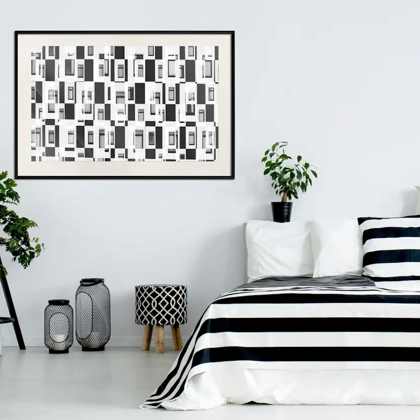 Poster Artgeist Affisch Abstract Windows