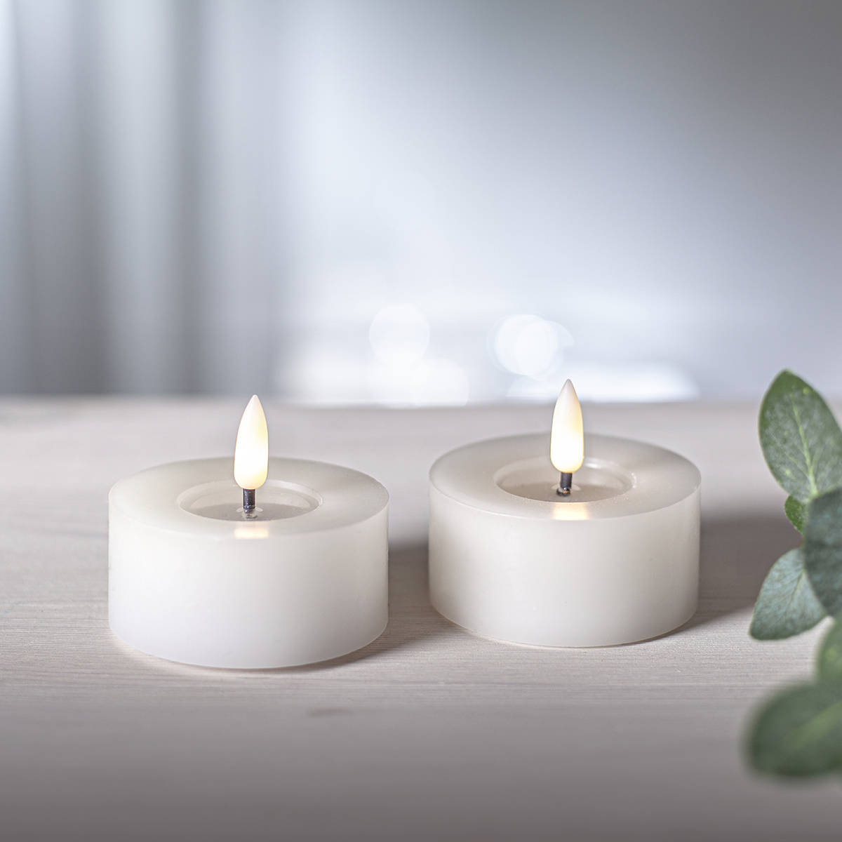 LED-Värmeljus Star Trading Flamme Flow 7x5 cm 2-pack