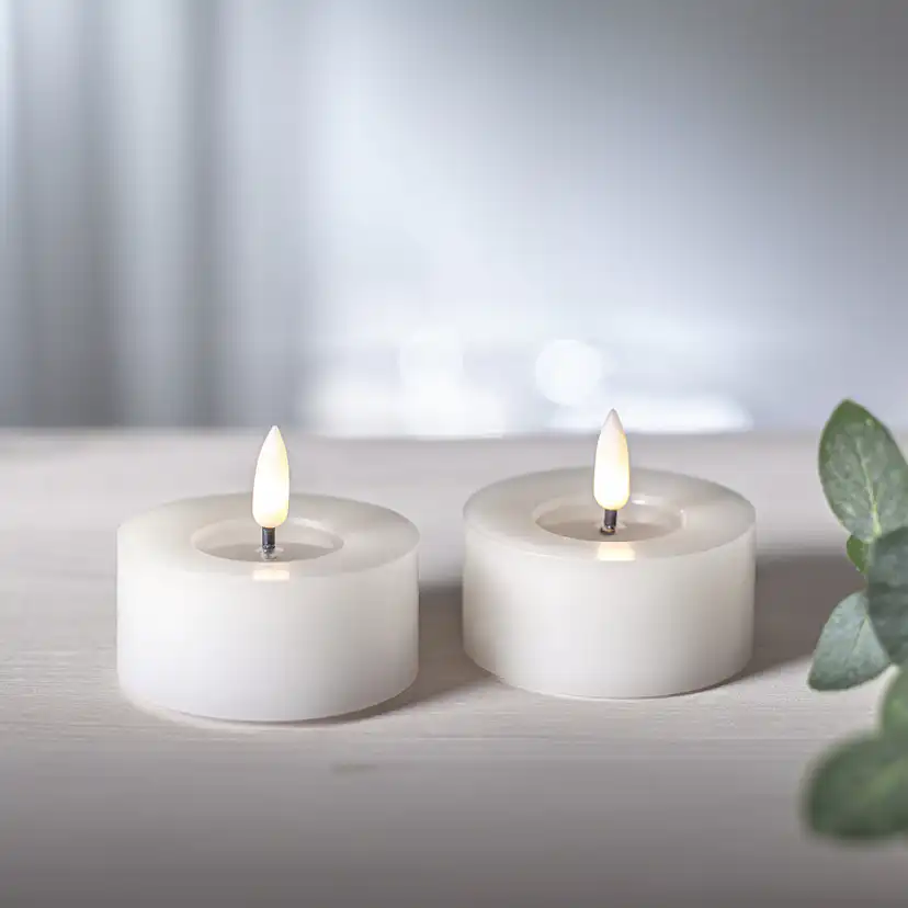 LED-Värmeljus Star Trading Flamme Flow 7x5 cm 2-pack