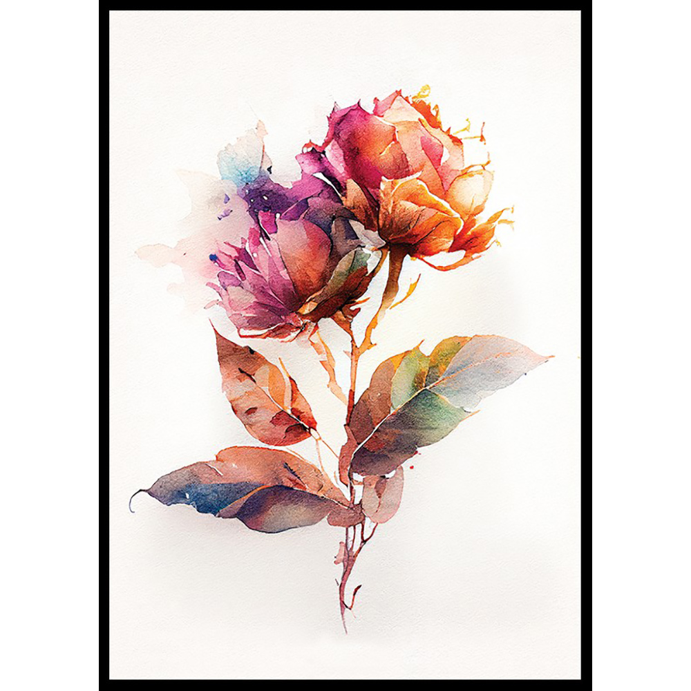 Poster Gallerix Colorful Flowers
