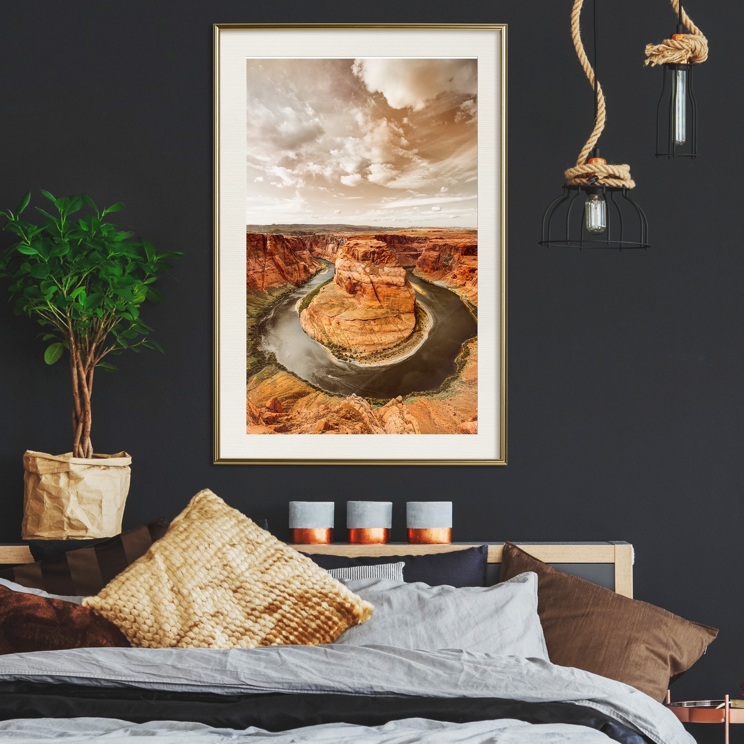 Poster Artgeist Affisch Rustic Landscape