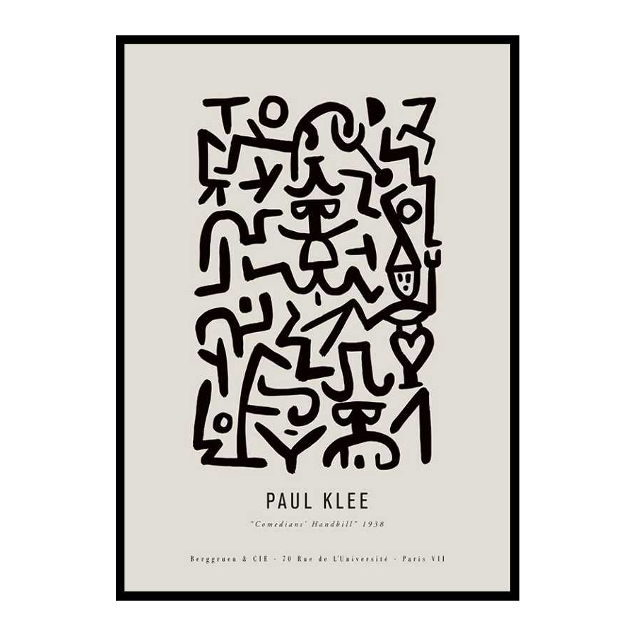 Poster Gallerix Paul Klee Comedians