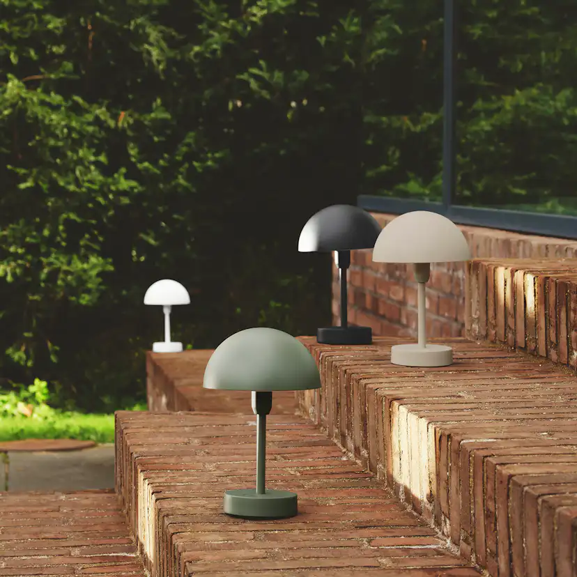 Ellen To-Go | Uppladdningsbar Lampa | Beige Beige
