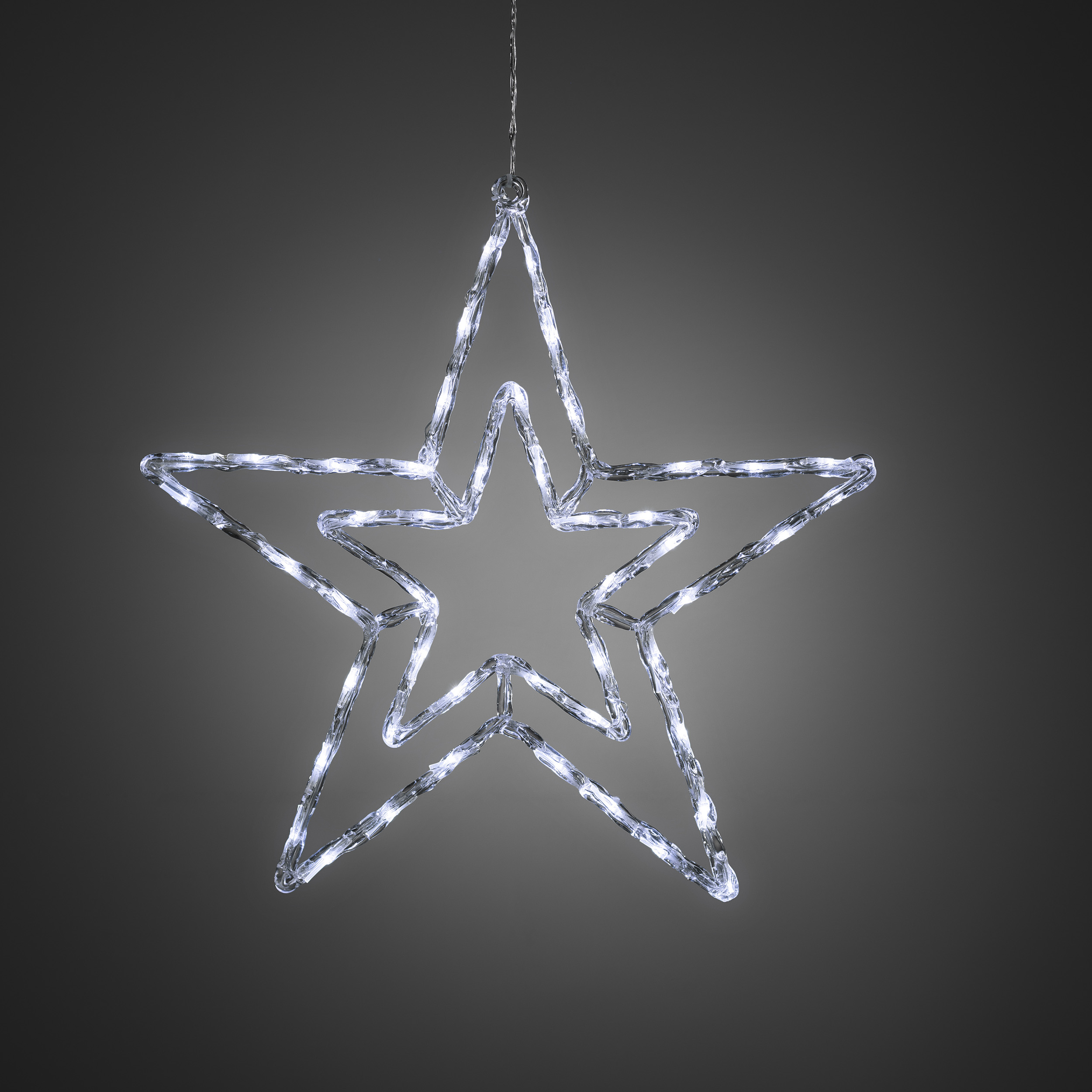 Dekorationsbelysning Gnosjö Konstsmide Stjärna 58 cm LED Vit