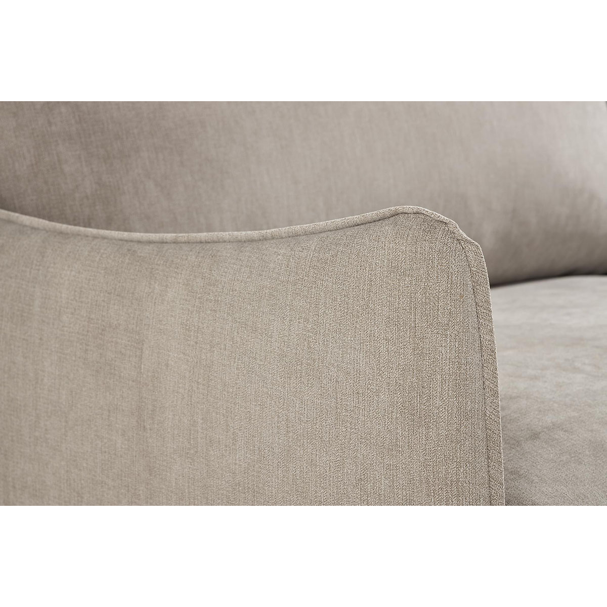 Trend Lyx 3-sits Soffa Beige, Svarta ben