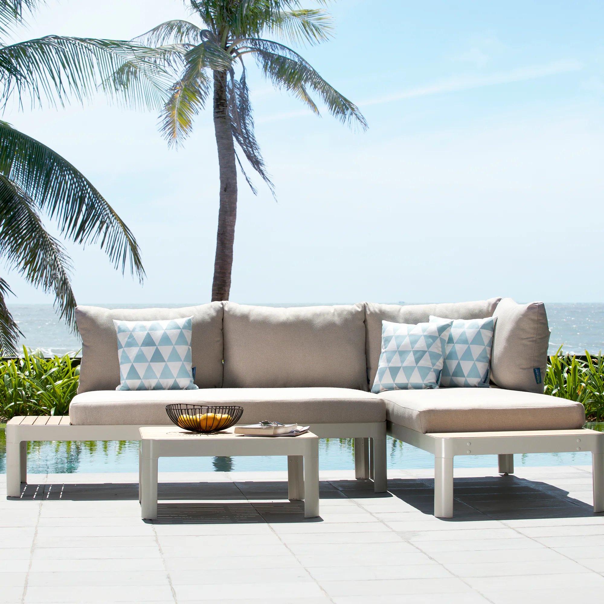 Loungegrupp LifestyleGarden Portals Light 4-sits Utomhus