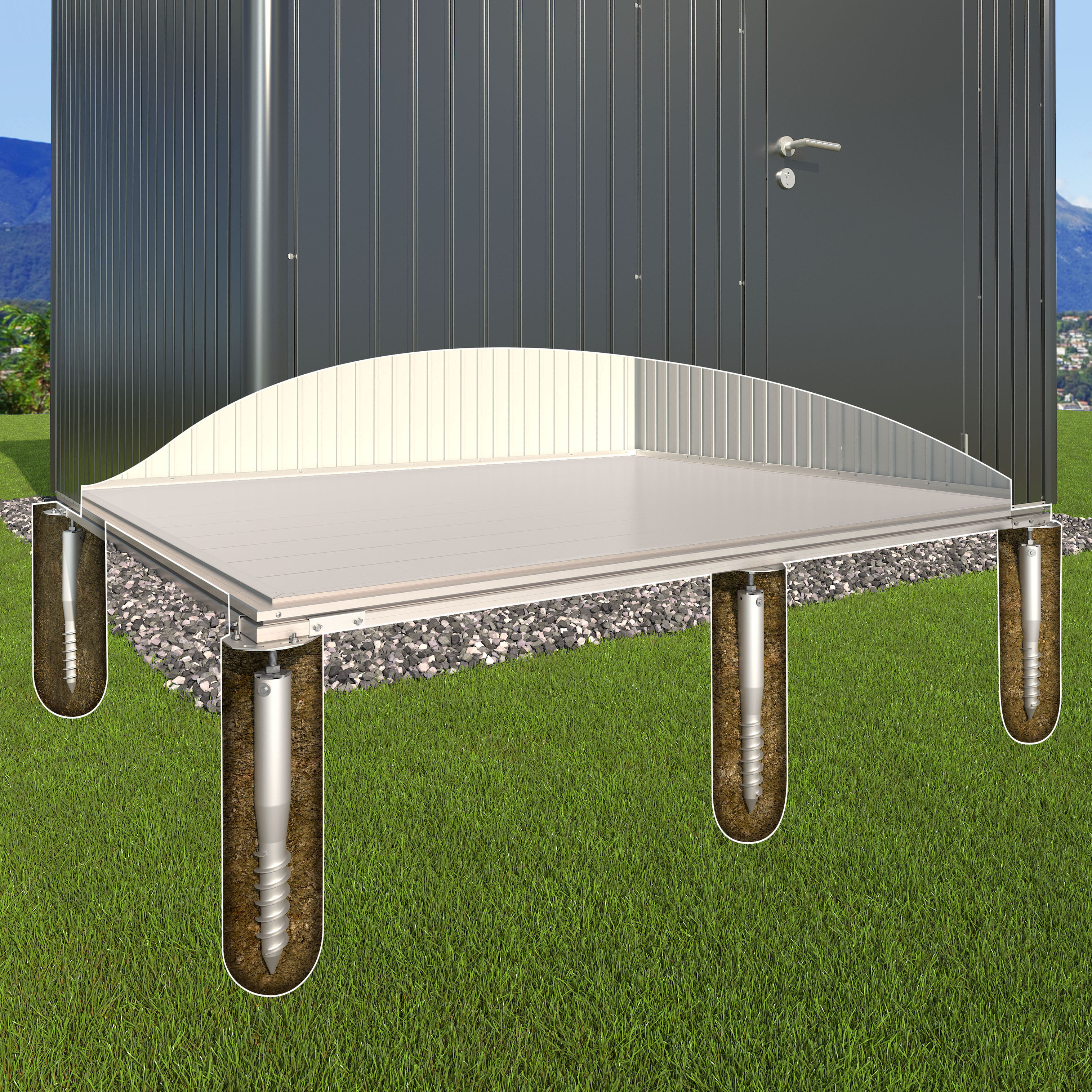 SmartBase PLUS Biohort Europa 1 och Redskapsskåp 150