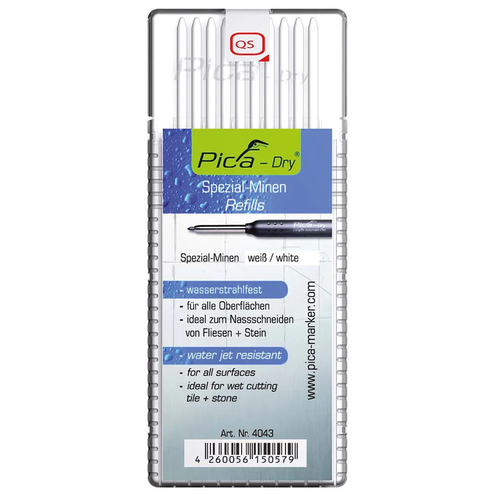 Pica Pica Dry Specialstift Vit 10 st