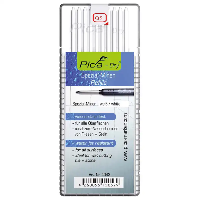 Pica Pica Dry Specialstift Vit 10 st