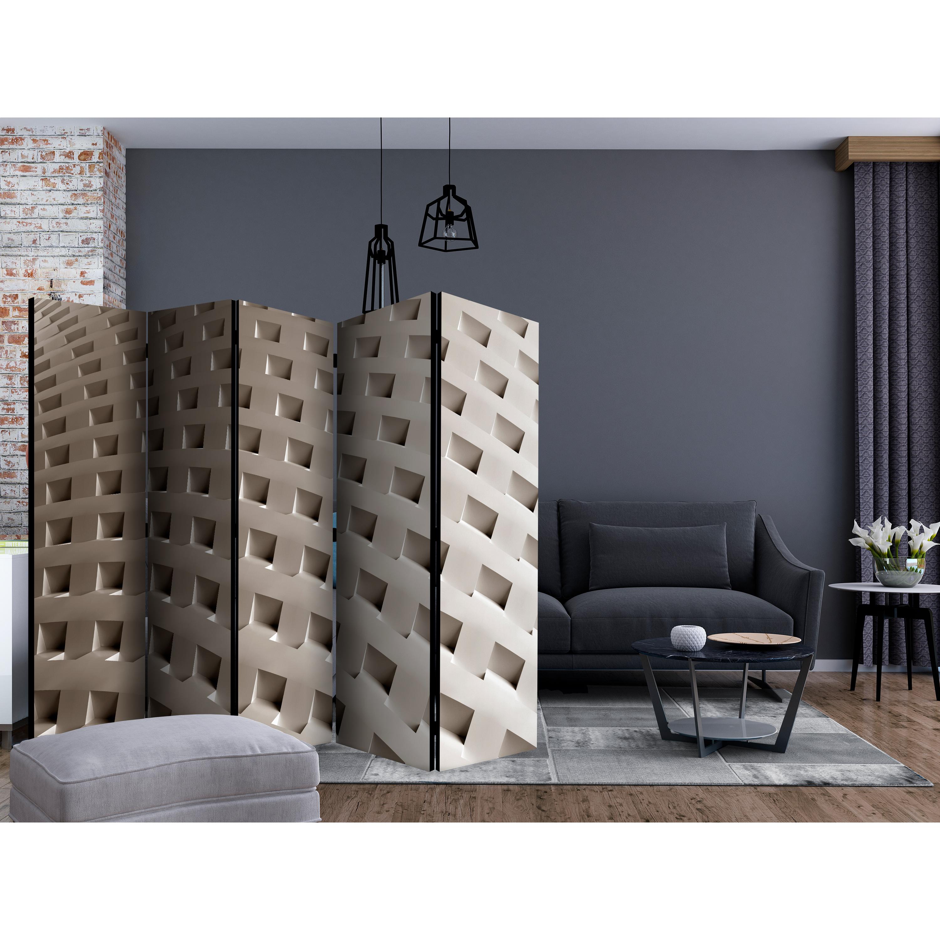 Rumsavdelare Skärmvägg Arkiio The Construction of Modernity II 225x172 cm