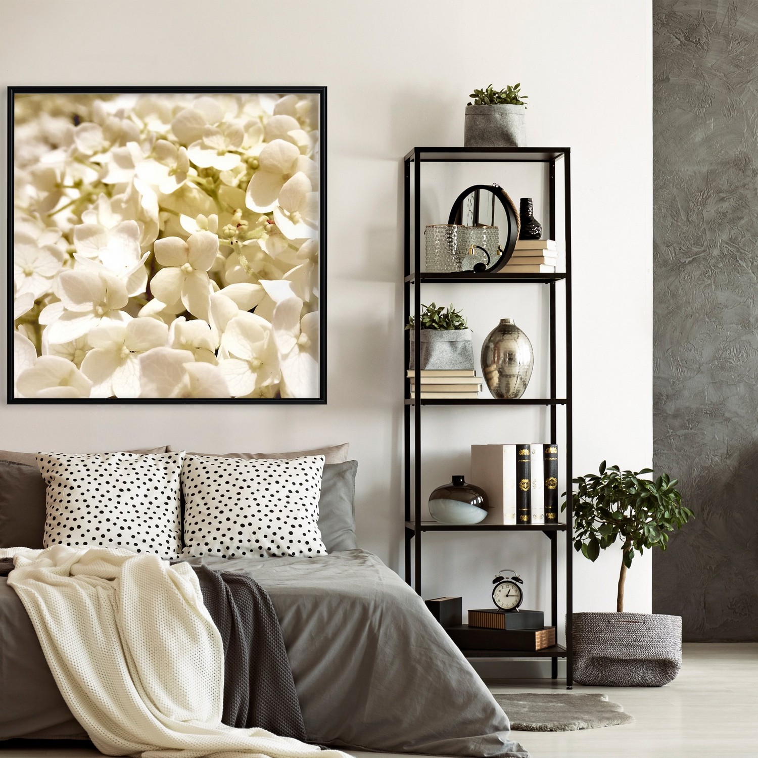 Poster Artgeist Affisch White Meadow