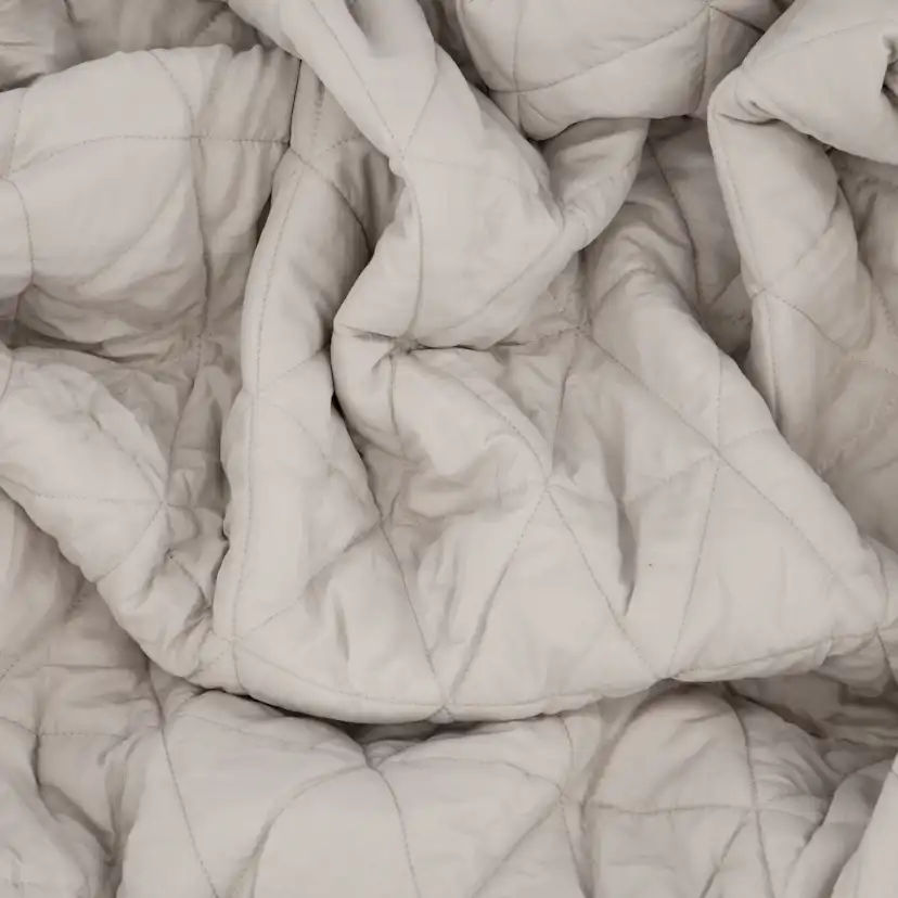 Nilla Bedspread Heavy brushed poly cationic/sherpa - Beige / Beige, Mått: 250x150 cm