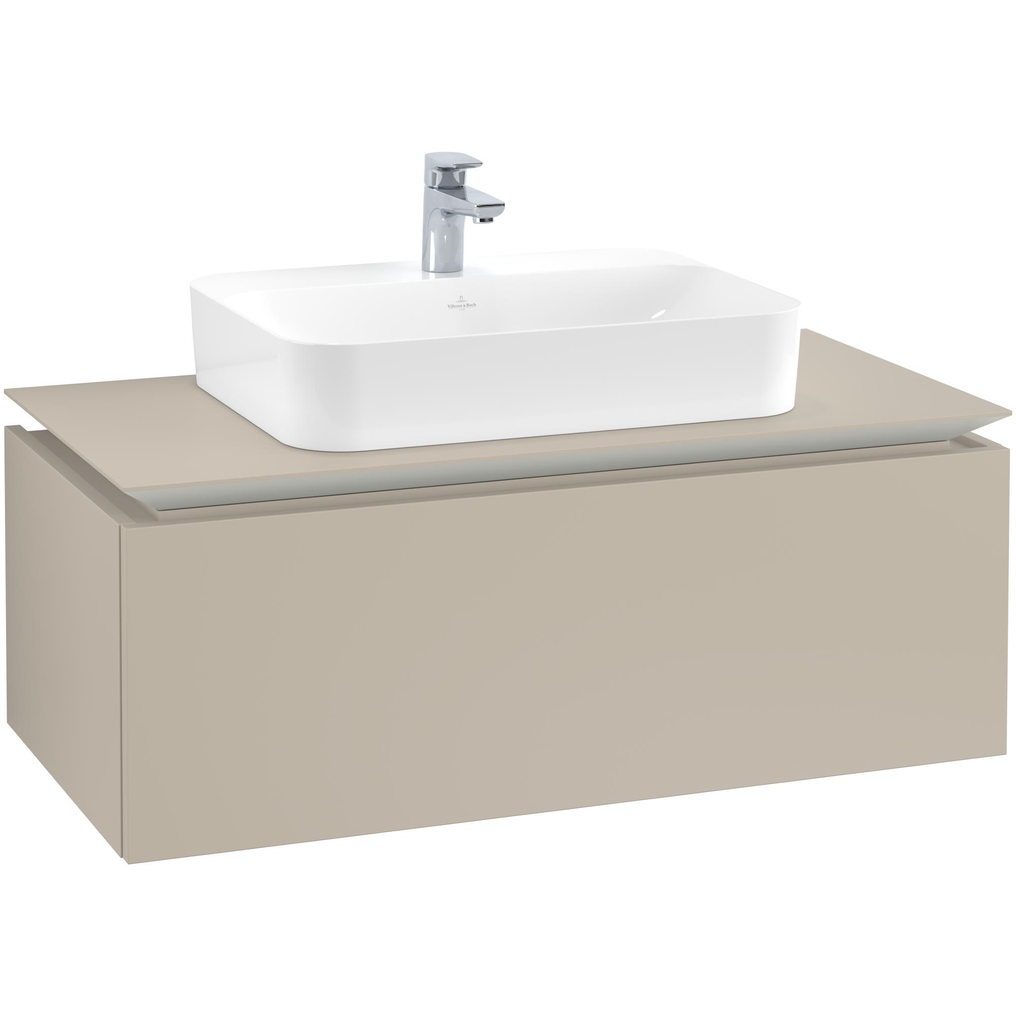 Tvättställsskåp Villeroy & Boch Legato Kompakt med 1 Låda för Ytmonterat Tvättställ från Finion & Memento