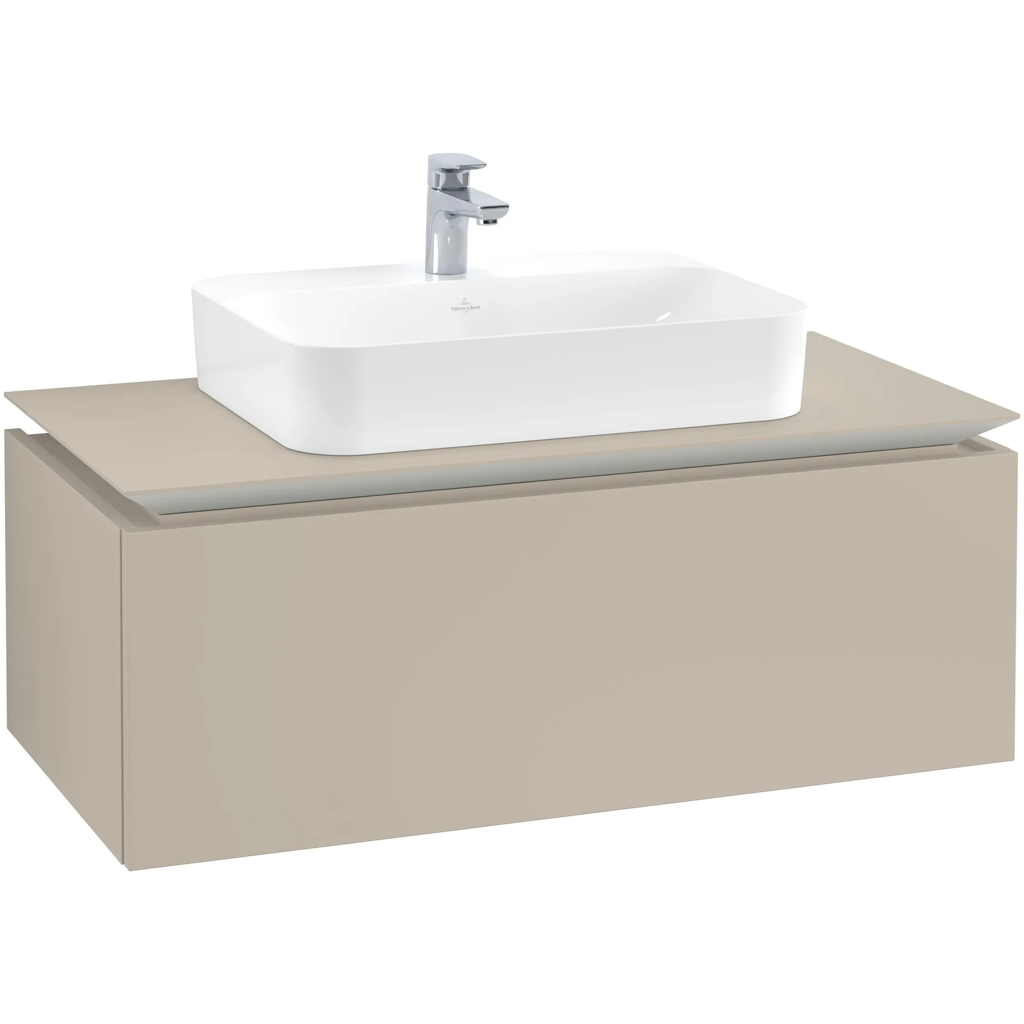 Tvättställsskåp Villeroy & Boch Legato Kompakt med 1 Låda för Ytmonterat Tvättställ från Finion & Memento