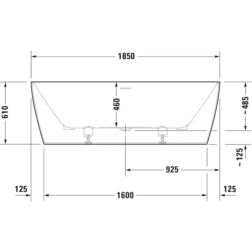Badkar Duravit DuraSquare