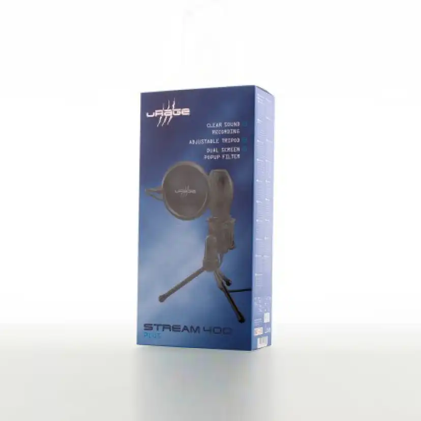 Mikrofon Urage Stream 400 Plus Gaming Svart