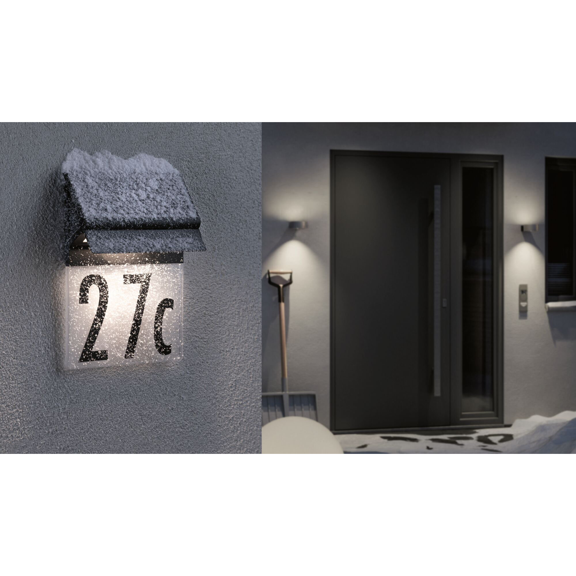 Fasadbelysning Solcell LED Paulmann Special Line Lampa för husnummer IP44