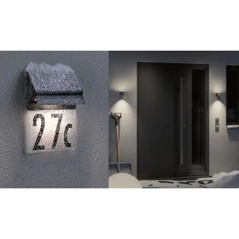 Fasadbelysning Solcell LED Paulmann Special Line Lampa för husnummer IP44