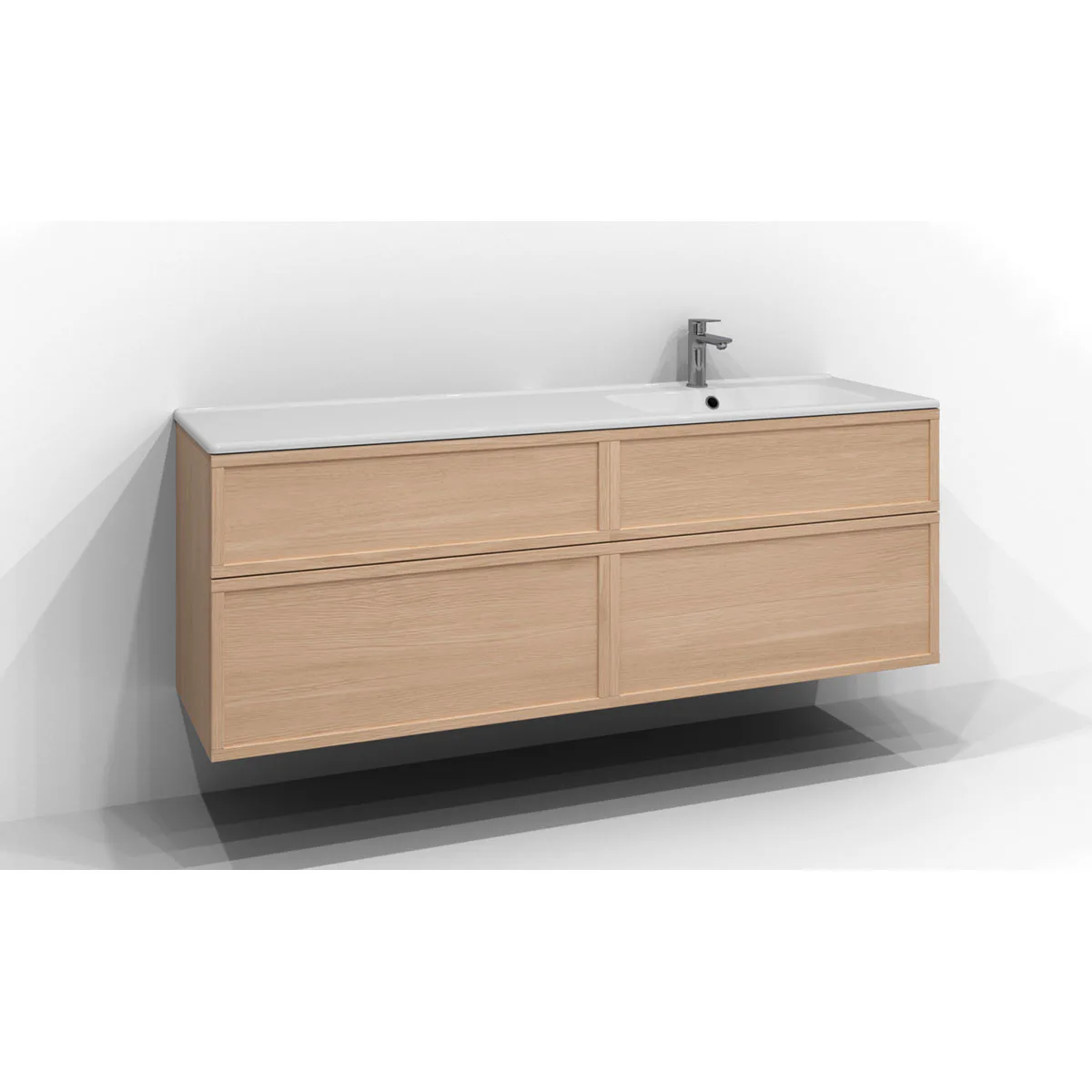 Poe Udel 160x45D P.Ek 4LRamPsh EK, B: 1600 mm, Med Push open