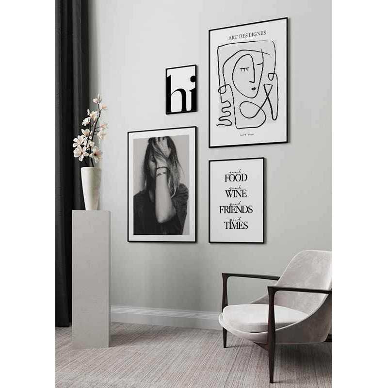 Poster Gallerix Art De Lignes No3