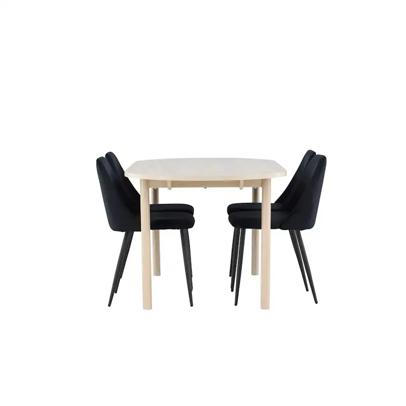Matgrupp Venture Home Andy 180 med 4 st Night Stolar
