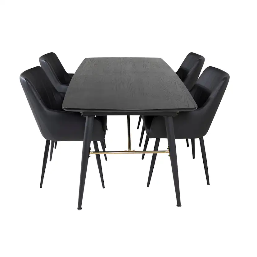 Matgrupp Venture Home Gold med 4st Comfort Stolar