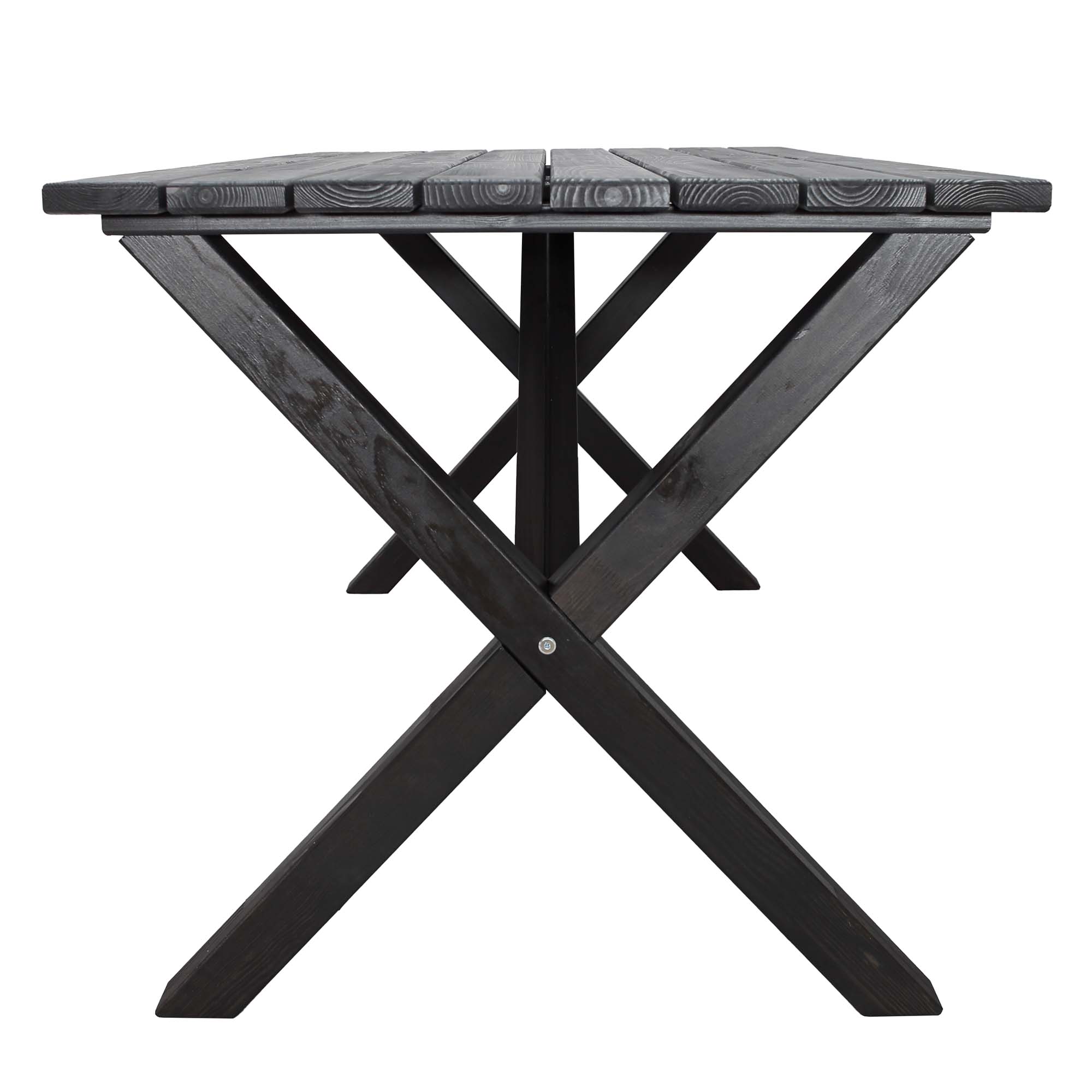 Matgrupp Utomhus Baltic Garden 150 cm bord & 4 Belize grå stolar