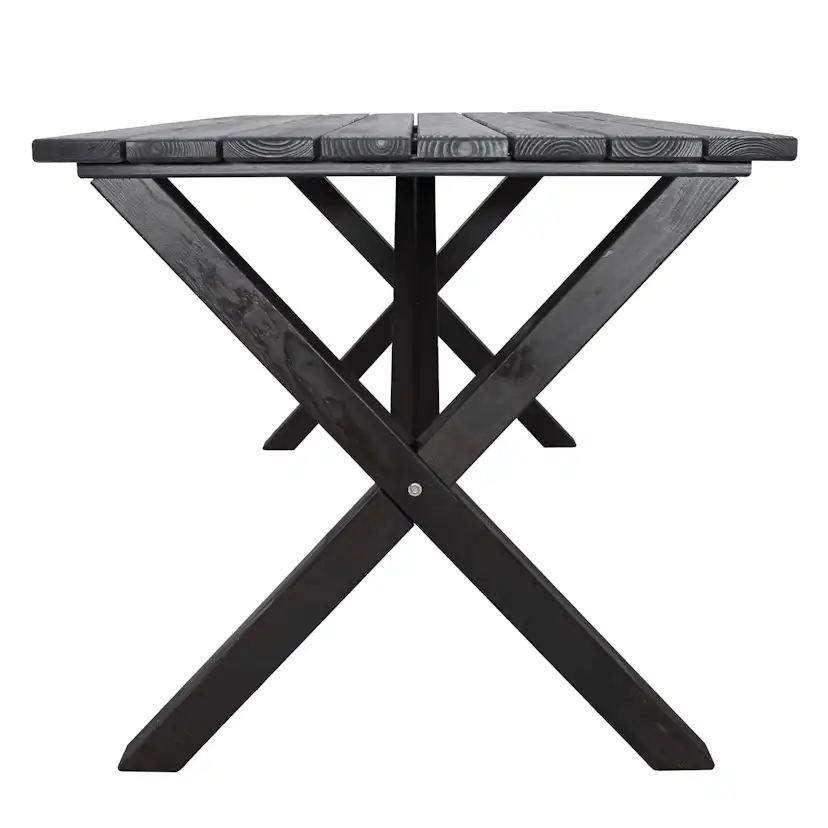 Matgrupp Utomhus Baltic Garden 150 cm bord & 4 Belize grå stolar