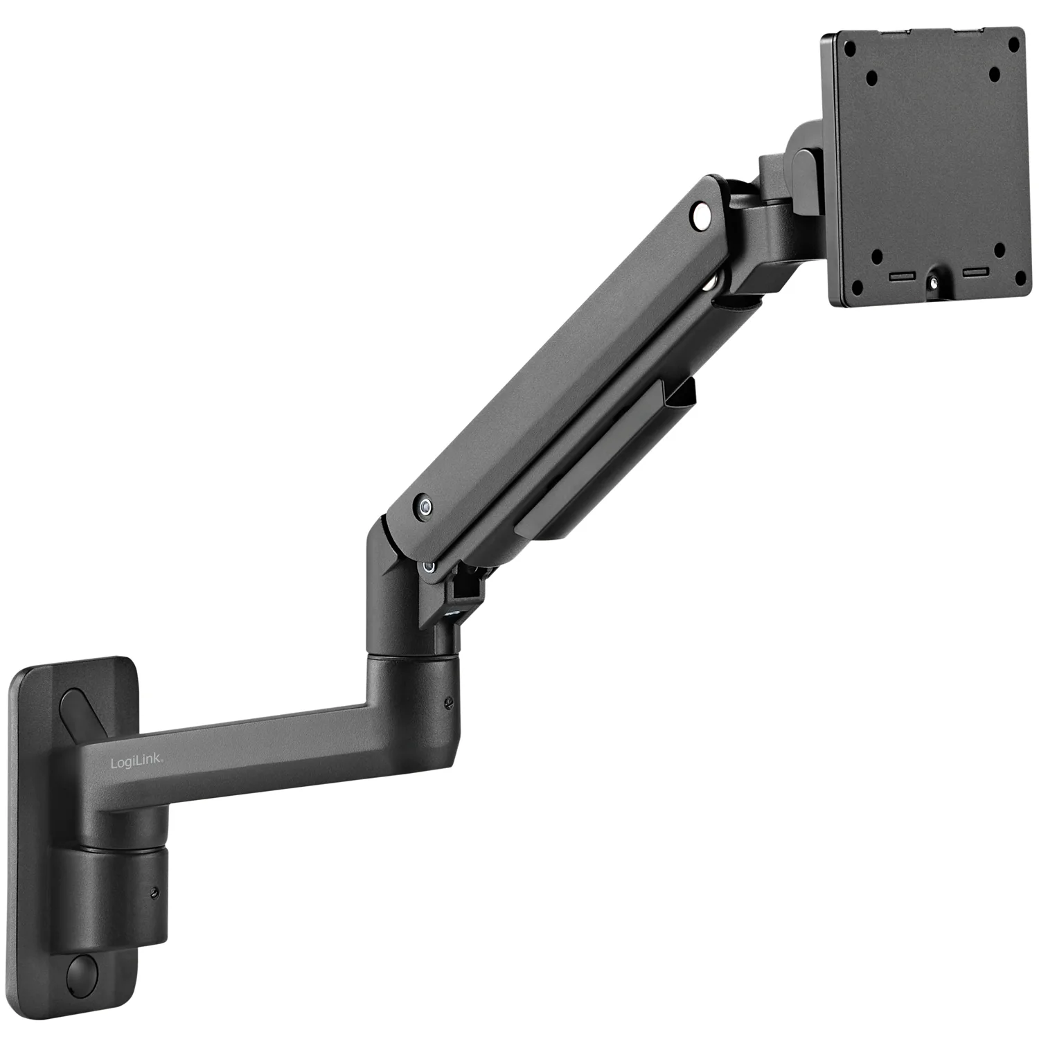 Monitorarm LogiLink Väggfäste 17-49 tum Gasfjäder 424mm Max 20kg